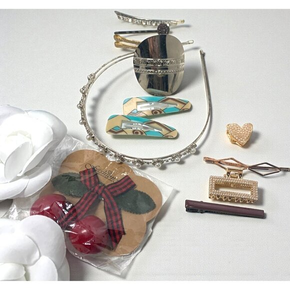✨ Huge Hair Accessories Bundle~2 lb Mix | Clips, Scrunchies, Barrettes & More ✨ main image 7